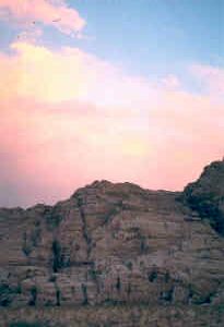 cesta kolem Wadi Rum